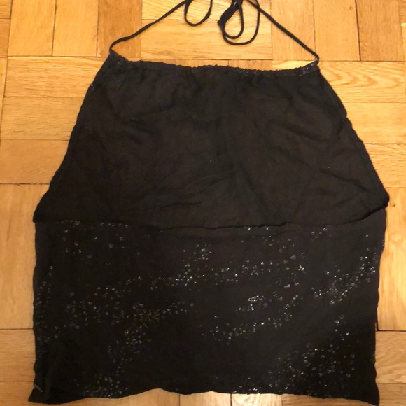 DarylK-189 silk top with metallic detail size M - Picture 2 of 7